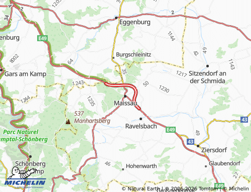 MICHELIN Maissau map - ViaMichelin