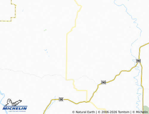 Mapa MICHELIN Merino Downs - ViaMichelin
