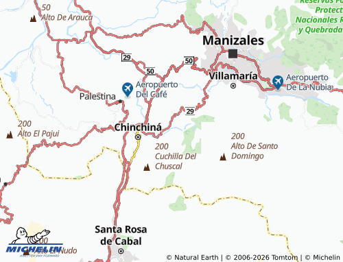 Mapa MICHELIN Nueva Primavera - ViaMichelin