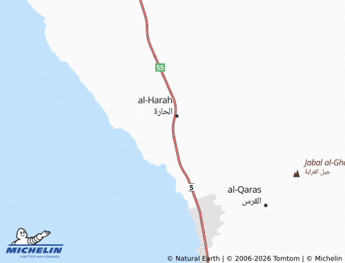 Mapa MICHELIN al-Hurrah - ViaMichelin