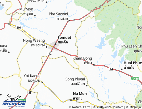 Mapa MICHELIN Lam Huai Lua - ViaMichelin