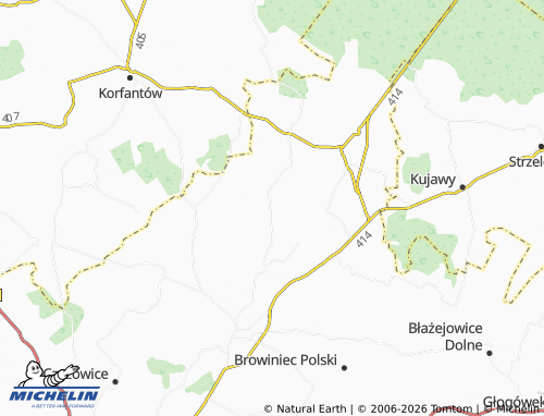 MICHELIN Górka Prudnicka map - ViaMichelin