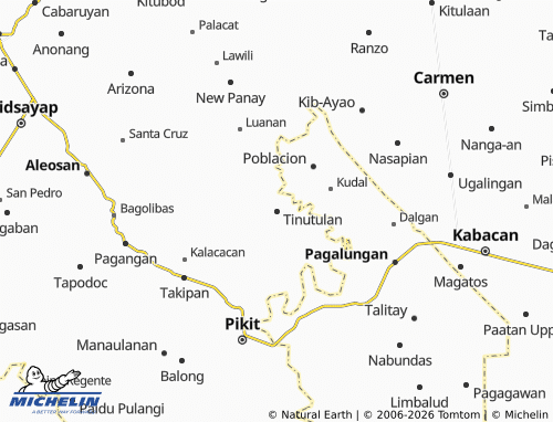 MICHELIN Tinutulan map - ViaMichelin