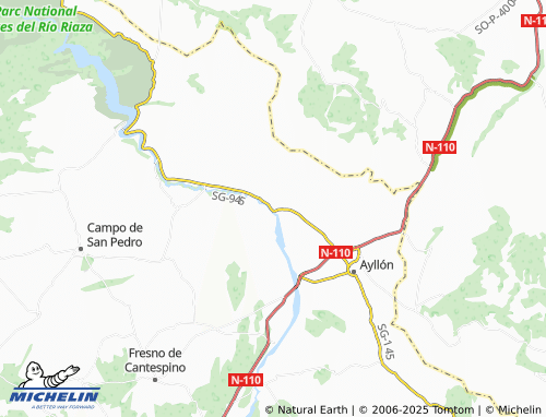 MICHELIN Languilla map - ViaMichelin