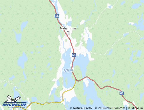 Carte MICHELIN Grangärde - ViaMichelin