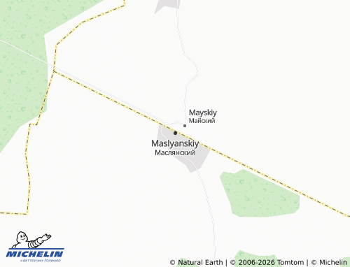 MICHELIN-Landkarte Maslyanskiy - ViaMichelin