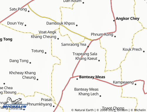 MICHELIN Samraong Saen map - ViaMichelin