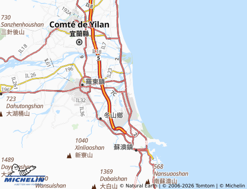 Kaart MICHELIN li ze jian - ViaMichelin