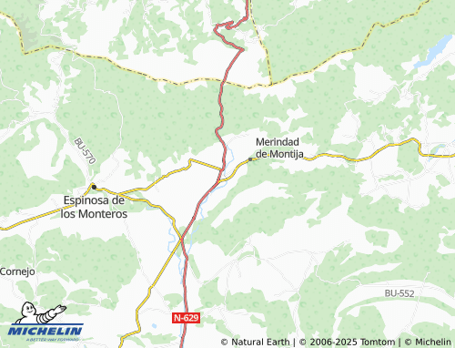 MICHELIN Bercedo map - ViaMichelin