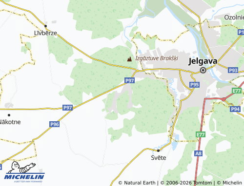 Mapa MICHELIN Viesturciems - ViaMichelin
