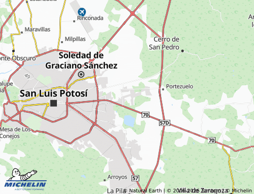 Mappa MICHELIN Granjas San Francisco - ViaMichelin