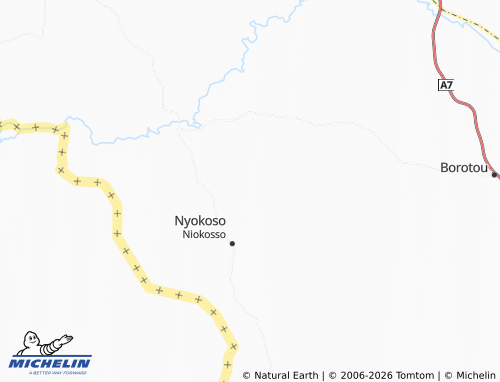 MICHELIN-Landkarte Karamotiédougou - ViaMichelin