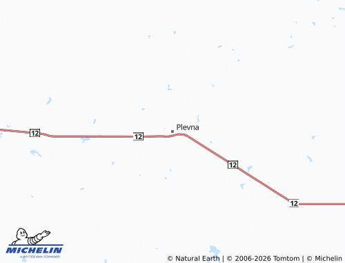 Kaart MICHELIN Plevna - ViaMichelin