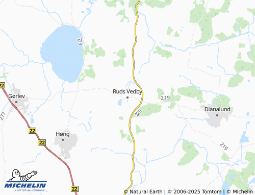 Carte MICHELIN Ruds Vedby - ViaMichelin