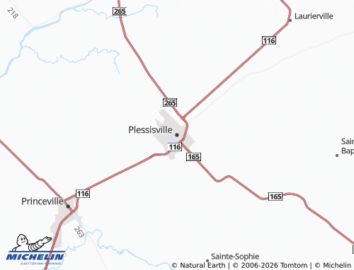 Mappa MICHELIN Plessisville - ViaMichelin