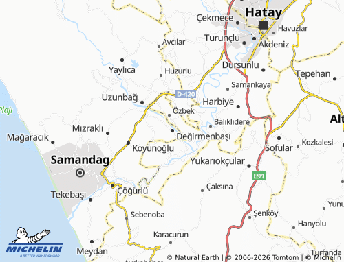 Mappa MICHELIN Değirmenbaşı - ViaMichelin