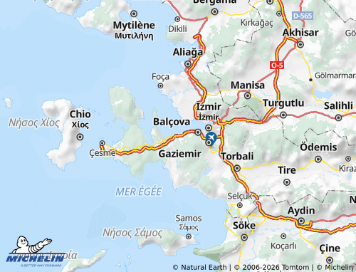 Kaart MICHELIN Güzelbahçe - ViaMichelin