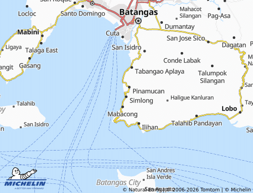 MICHELIN Simlong map - ViaMichelin
