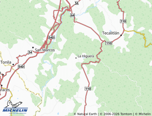 Kaart MICHELIN La Higuera - ViaMichelin
