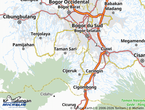MICHELIN Sukaharja map - ViaMichelin