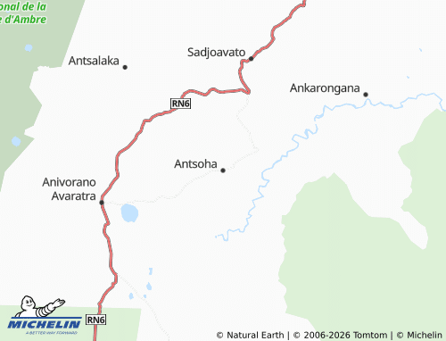 MICHELIN Antsoha map - ViaMichelin
