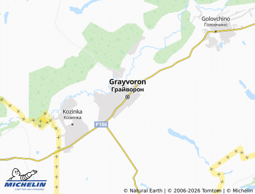 Carte MICHELIN Grayvoron - ViaMichelin