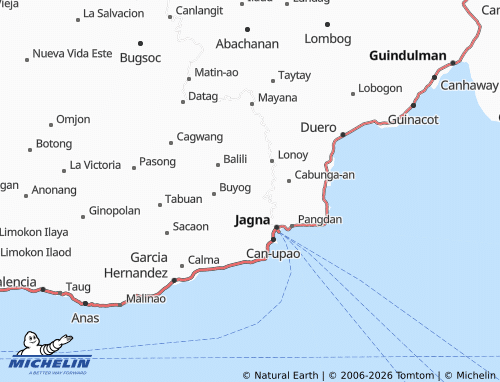 MICHELIN Malbog map - ViaMichelin