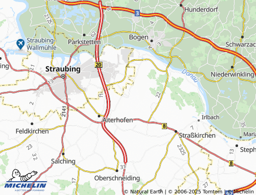 MICHELIN-Landkarte Amselfing - ViaMichelin