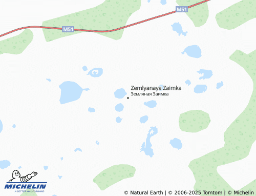 MICHELIN Zemlyanaya Zaimka map - ViaMichelin