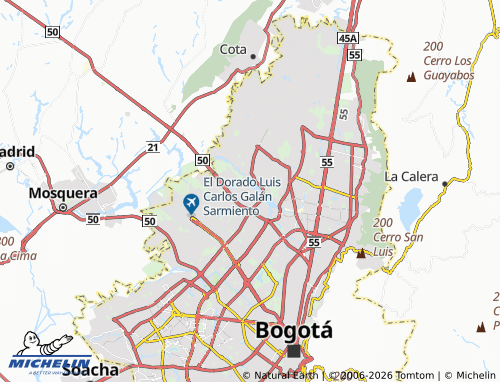Carte MICHELIN Ciudad Bachue II - ViaMichelin