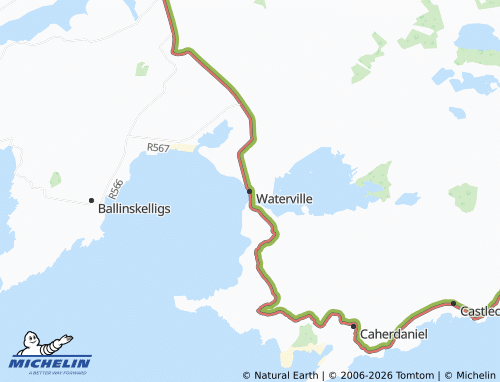 Mappa MICHELIN Waterville - ViaMichelin
