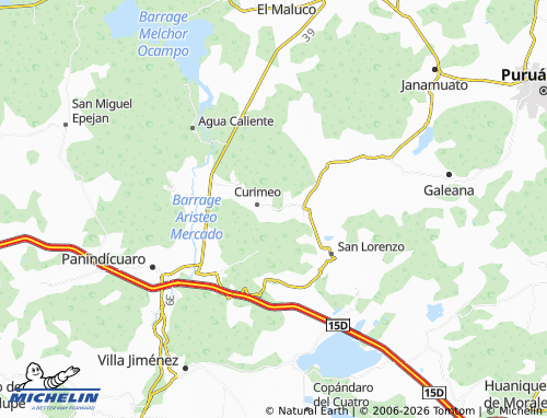 MICHELIN-Landkarte Robalcabo - ViaMichelin