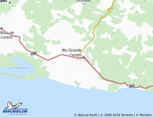 Mapa MICHELIN La Perla de Río Grande - ViaMichelin