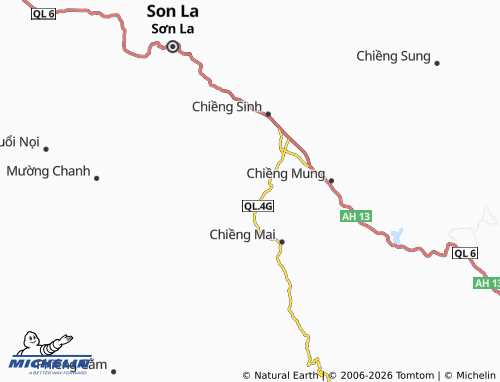 MICHELIN-Landkarte Chiềng Ban - ViaMichelin