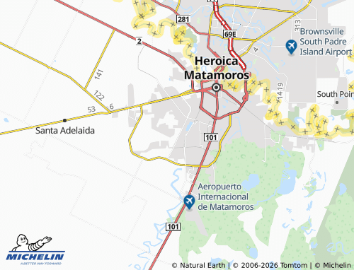 Mapa MICHELIN Los Palmares - ViaMichelin