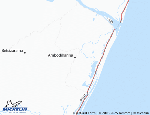 MICHELIN Ambodiharina map - ViaMichelin