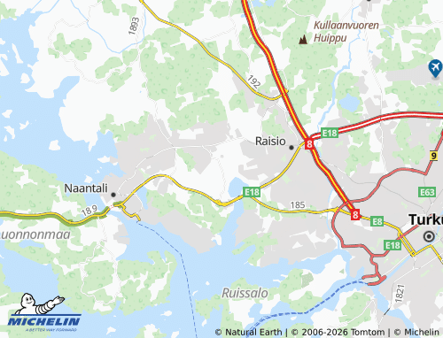 MICHELIN-Landkarte Pellonperä - ViaMichelin