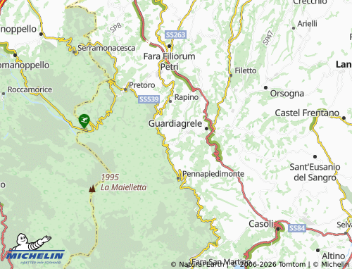 MICHELIN Comino map - ViaMichelin