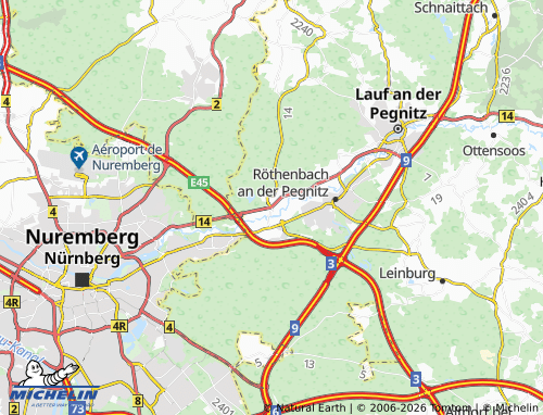 Mapa MICHELIN Behringersdorf - ViaMichelin