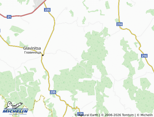MICHELIN Padina map - ViaMichelin