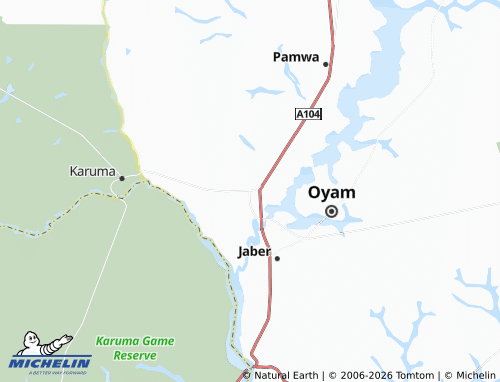MICHELIN Kamdini map - ViaMichelin