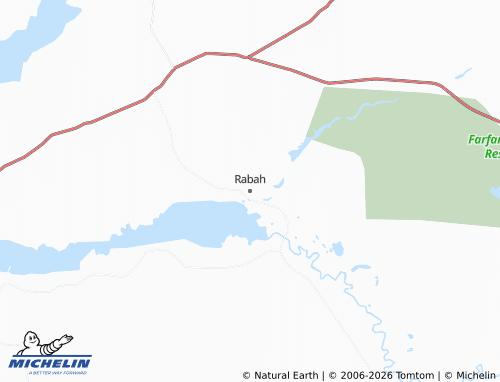 MICHELIN Rabah map - ViaMichelin