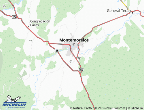 MICHELIN Morelos II map - ViaMichelin