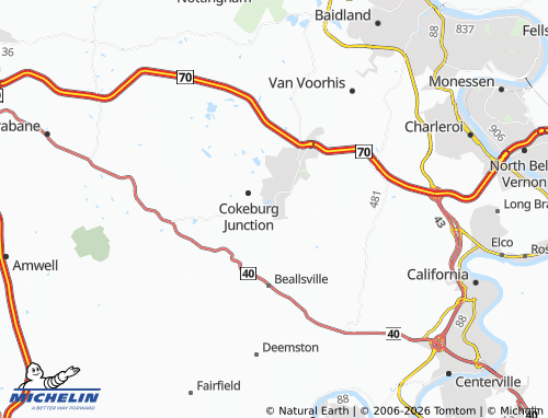 Carte MICHELIN Ellsworth - ViaMichelin