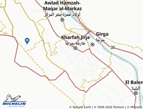Mappa MICHELIN Naj' al-Ghubashi - ViaMichelin