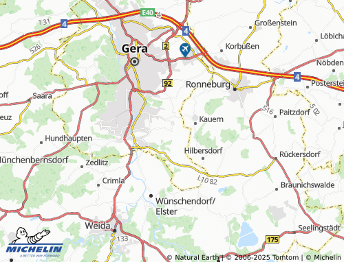 Mapa MICHELIN Poris-Lengefeld - ViaMichelin