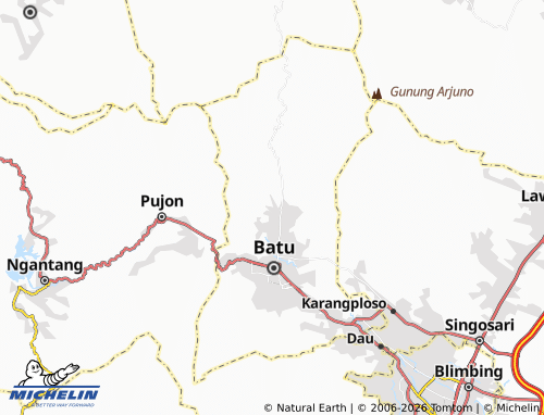 MICHELIN Punten map - ViaMichelin