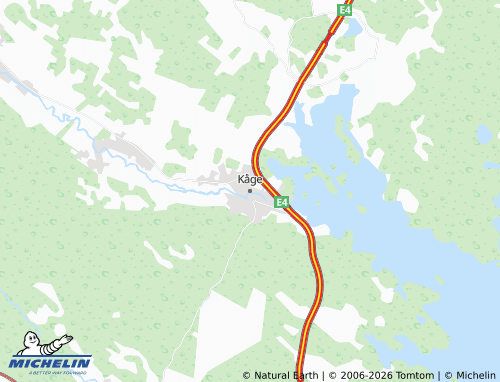 Carte MICHELIN Kåge - ViaMichelin