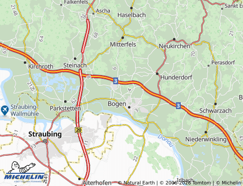 MICHELIN Brandlberg map - ViaMichelin