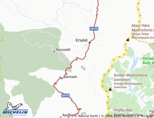 MICHELIN Borovë map - ViaMichelin